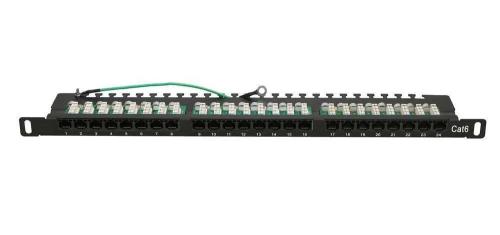 Extralink Cat6 Utp 0.5u | Patchpanel | 24 Ports
