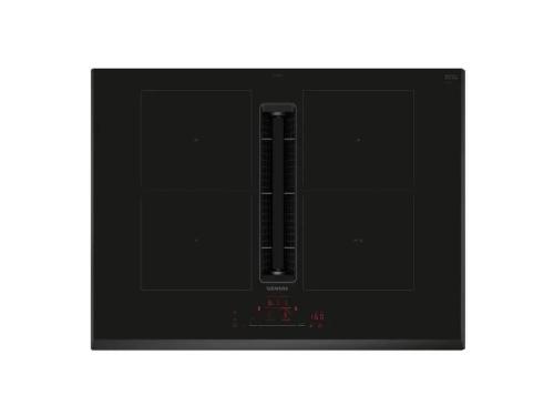 Placa de Indu&ccedil;&atilde;o Iq500 Ed751hq26e 4 Zonas 7400w C/ Exaustor Preto - Siemens