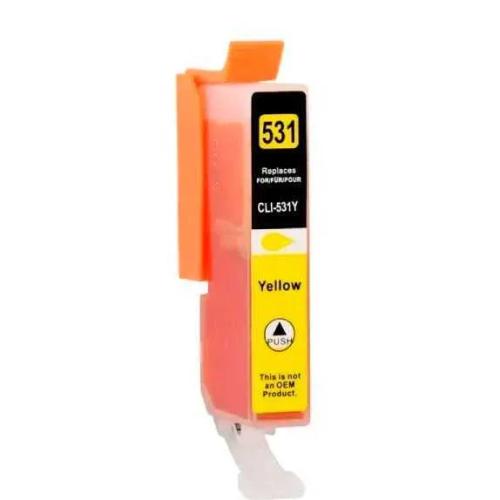 Tinteiro Canon Compatível CLI-531Y Amarelo