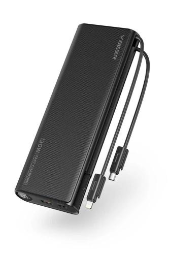 Veger Tc130 Power Bank Ião-Lítio 25000 Mah Preto