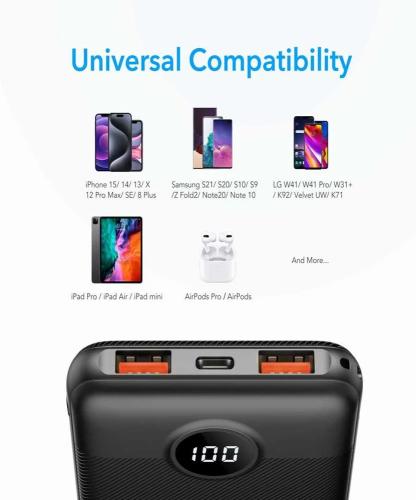 Veger L10 Power Bank Polímero de Lítio (Lipo) 100.