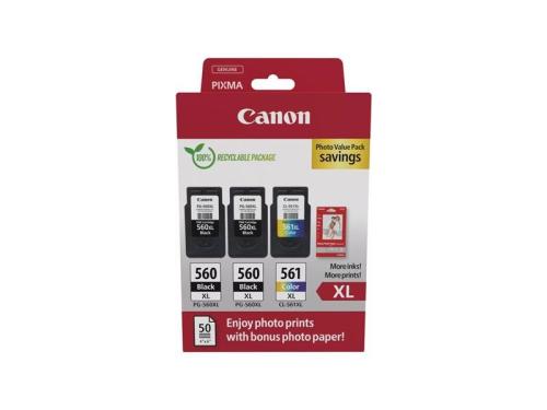 Canon Pg-560 Xl X2 / Cl-561 Xl Photo Value Pack