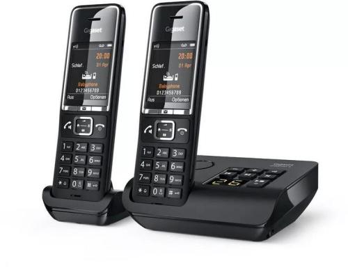 Telefone Gigaset COMFORT 550A Duo - Black-Chrome