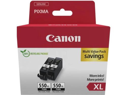 Canon Pgi-550 Xl Pgbk Black Twin Pack