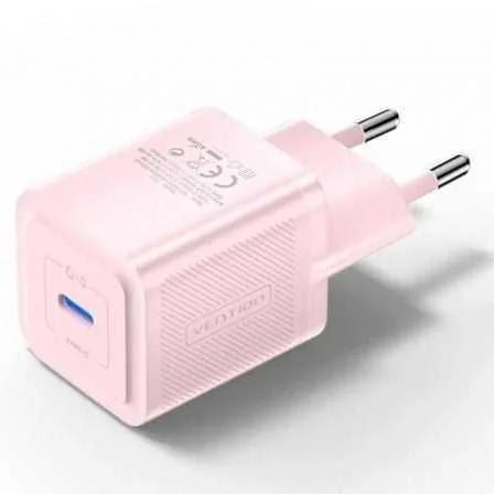 Cargador Gan de Pared Vention Fepp0-Eu/ 1xusb Tip.