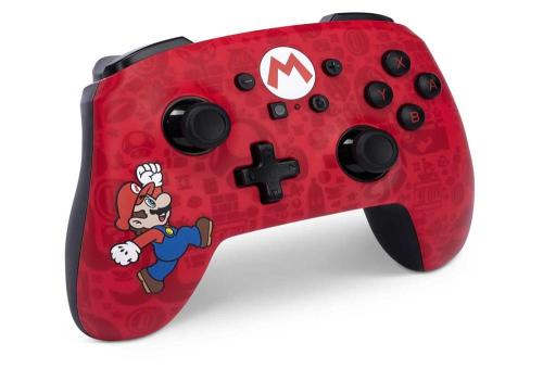 POWERA HERE WE GO MARIO PRETO, VERMELHO BLUETOOTH.