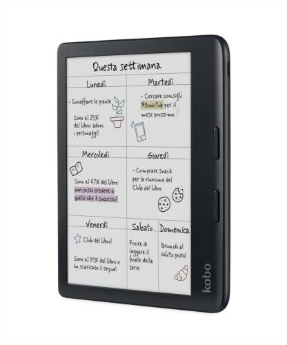 Kobo Ebook-Reader Ebookreader Libra Colour Black Schwarz (N428-Ku-Bk-K-Ck)