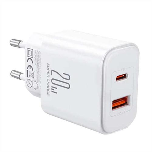 Charger Flash Joyroom Jr-Tcf05, (Eu) 20w A+C (White)