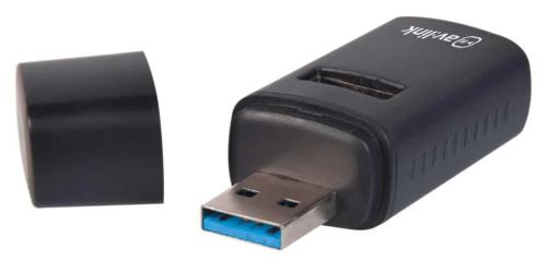 Mini Hub USB tipo A de 3 portas