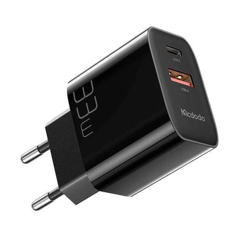 Charger Gan 33w Mcdodo Ch-0921 Usb-C, Usb-A (Black)