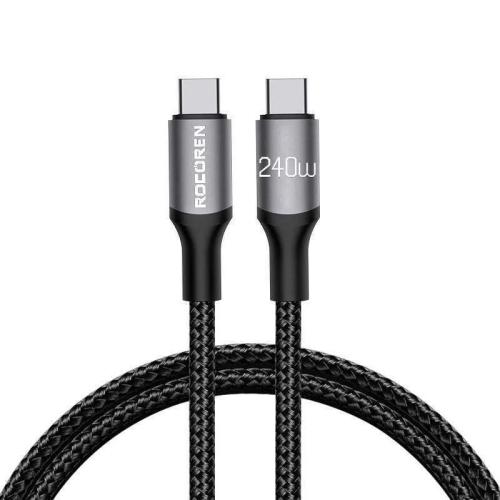 Cabo de Carregamento Rápido Rocoren Usb-C