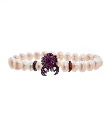 Bracelete Lancaster Woman Jla-Brcrab5wh 16mm