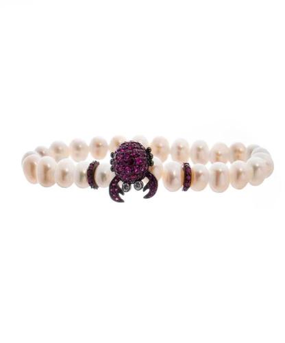 Bracelete Lancaster Woman Jla-Brcrab5wh 16mm