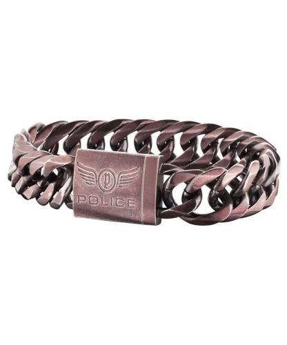 Pulseira Polácia Homem 25507bsebr02s 21cm