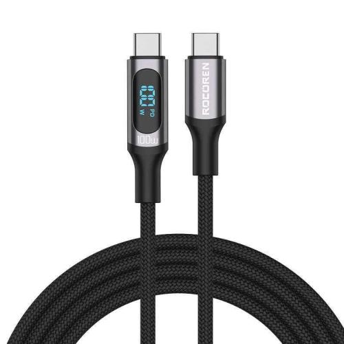 Cabo de Carregamento Rápido Rocoren Digital Usb-C