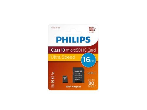 Philips Microsdxc Card 256gb Class 10 Uhs-I U1 Incl. Adapter