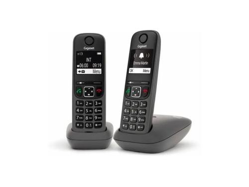Telefone sem fios Gigaset AE690 Duo antracite