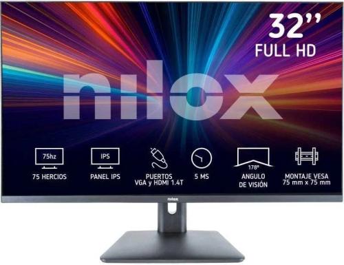 Monitor 32" NXM32FHD11 Full HD LED Preto - NILOX