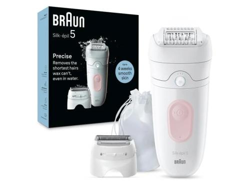 Braun Silk-Épil 5 5-030 28 Pinças Rosa, Branco