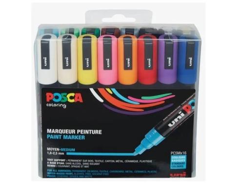 Posca Marker Uni Pc-5m 16er Set