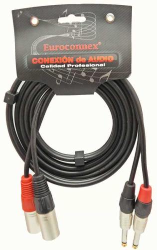 2*xlr Ma. - 2*6,35 Mono Ma. Longidut:1m