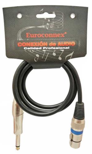 Xlr Hem.- 6,35 Mono Ma., 1,0m.