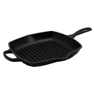 Grelhador Skillet Quadrado 26cm Preto Le Creuset