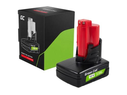 Bateria Green Cell para Milwaukee M12 12v 6ah