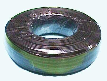 100m., Cable Telefonico Plano 28awg, 8 Vias, Color Negro