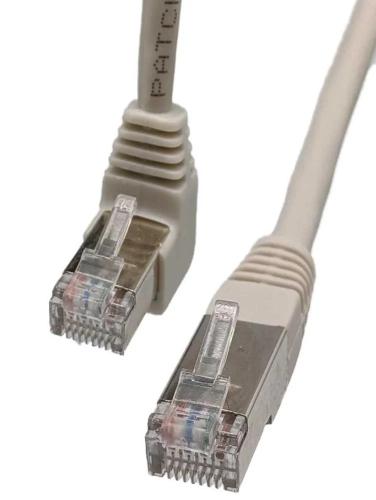 Cabo Cat.6 Ftp Rj45 Macho-Macho, 2m Acodado
