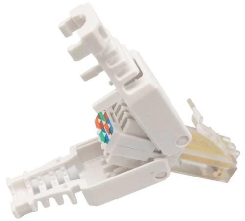 Conector Rj45 Cat.6 a Presión