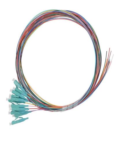 Pack 12 Pigtail Om3 Multiido Lc/Upc Simplex, 1,5m