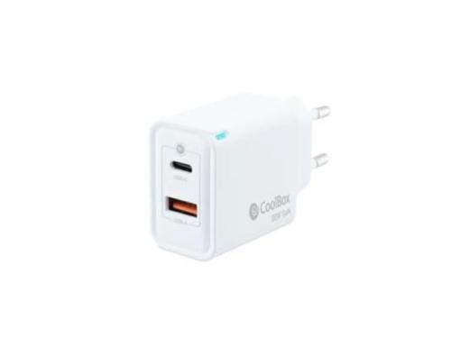 Cargador Coolbox Gan 35w Usb-C/Usb-C Pared