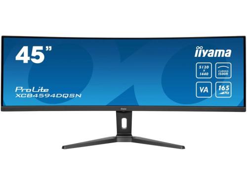 Monitor Curvo Prolite Va LED 44,5" Xcb4594dqsn Dual Qhd Preto - Iiyama