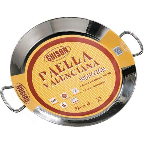 Paellera Guison 36cm Inox Indução