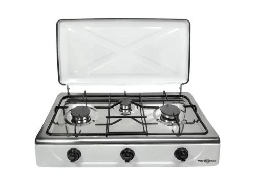 Placa a Gás Vitrokitchen PG230NB com 2 Queimadores