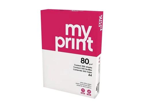 Paquete 500h Papel Economy 80gr A4 My Print Cie 1.