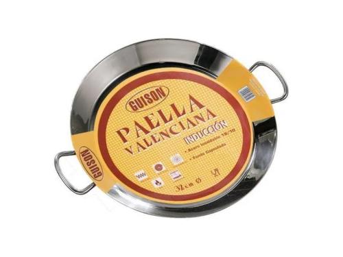 Panela de Indução Aço Inoxidável Paellera Guison