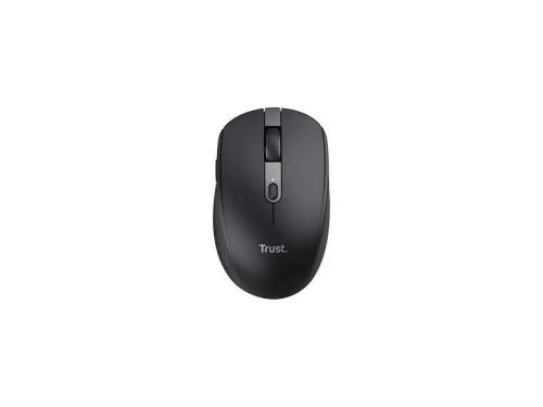 Rato Rf Wireless/Bluetooth Ótico OzAA 3200dpi Preto - Trust