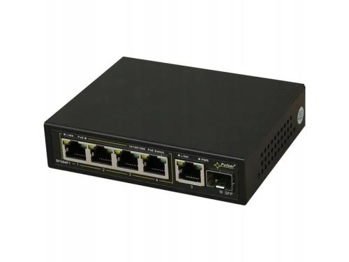Pulsar 6-Port Switch Sfg64f1 Up To 4 Ip Cameras