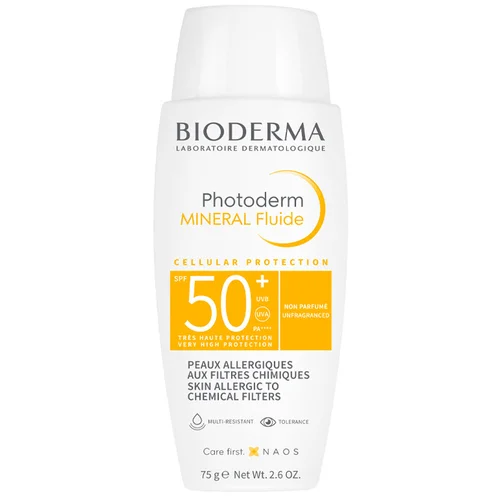 Protetor Solar Bioderma Photoderm Mineral Fluido Spf50+ 75g
