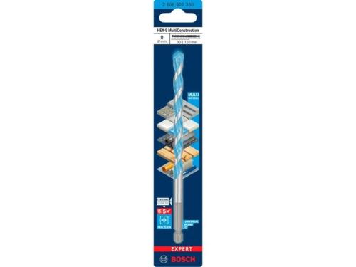 Broca Bosch Expert Hex-9 Multiconstruction. Ø 8mm