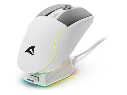 Rato Gamer Sharkoon SKILLER SGM50W Branco