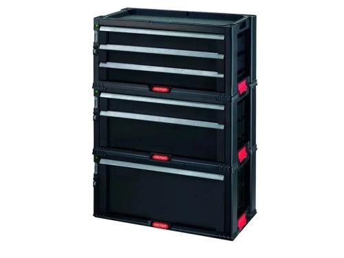 Keter Bookcase 6 Drawers Tool Chest Set