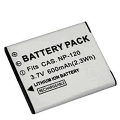CASIO NP-120 BATERIA PARA CÂMERA/CÂMERA DE FILMAR.