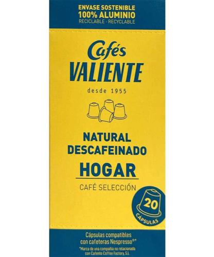 Estuche Café Valiente Descafeinado C/Nespres.20cap