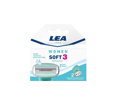 Lea Recambios Woman Soft3 Sensitive 2un