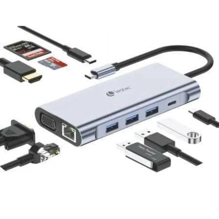 Docking Usb Tipo-C Leotec Leds01/ 3xusb/ 2xusb Ti.
