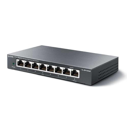 Omada 8-Port Gigabit Managed Reverse Poe Switch