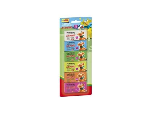 Blister 6 Unidades Plastilina Alpino 30 Grs.